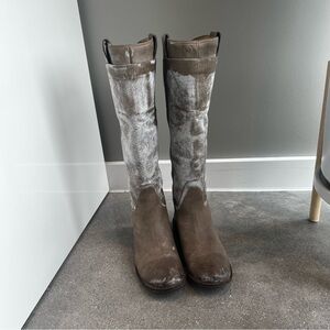 Frye Paige Tall Riding Boot 7.5 Grey